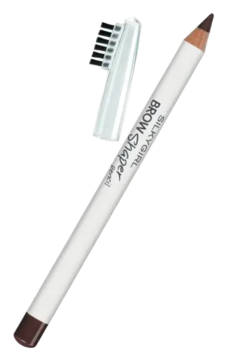 Silkygirl Brow Shaper Pencil 02 Dark Brown