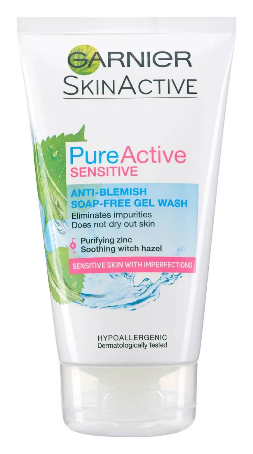 Garnier Pure Active Sensitive Anti-Blemish Soap-Free Gel Wash