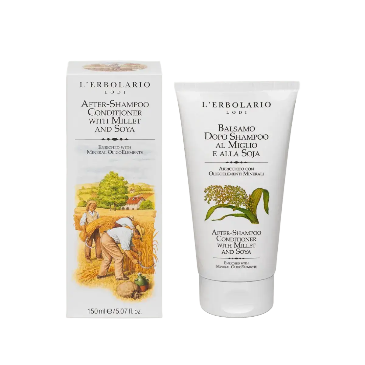L'Erbolario After-Shampoo Conditioner With Millet And Soya