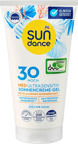 Sundance Med Ultra Sensitiv Sonnencreme Gel SPF 30