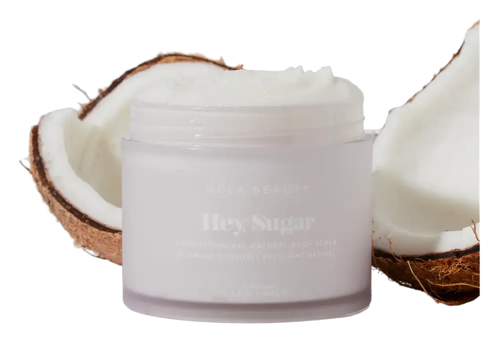 NCLA Beauty Hey, Sugar Exfoliating All Natural Body Scrub Coconut Vanilla