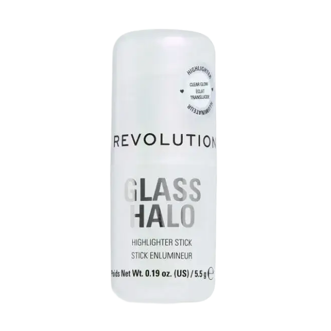 Revolution Beauty Glass Halo Highlighter Stick Clear Glow