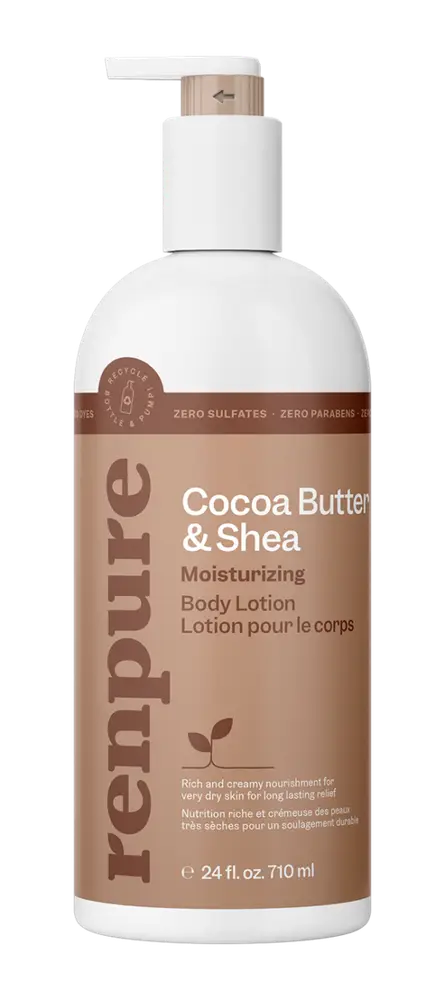 Renpure Cocoa Butter & Shea Moisturizing Body Lotion