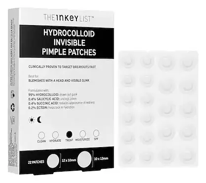 The INKEY List Hydrocolloid Invisible Pimple Patches