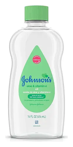 Johnson's Baby Oil, Aloe Vera & Vitamin E