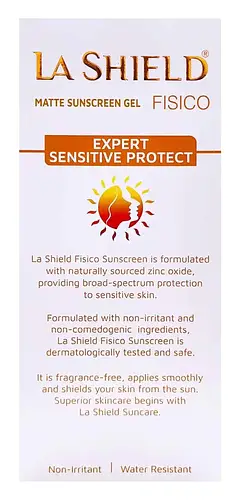 La Shield Fisico Matte Sunscreen Gel SPF 50 PA++