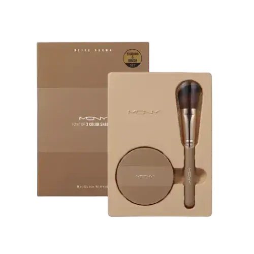MACQUEEN Fake Up 3 Color Shading Beige Brown