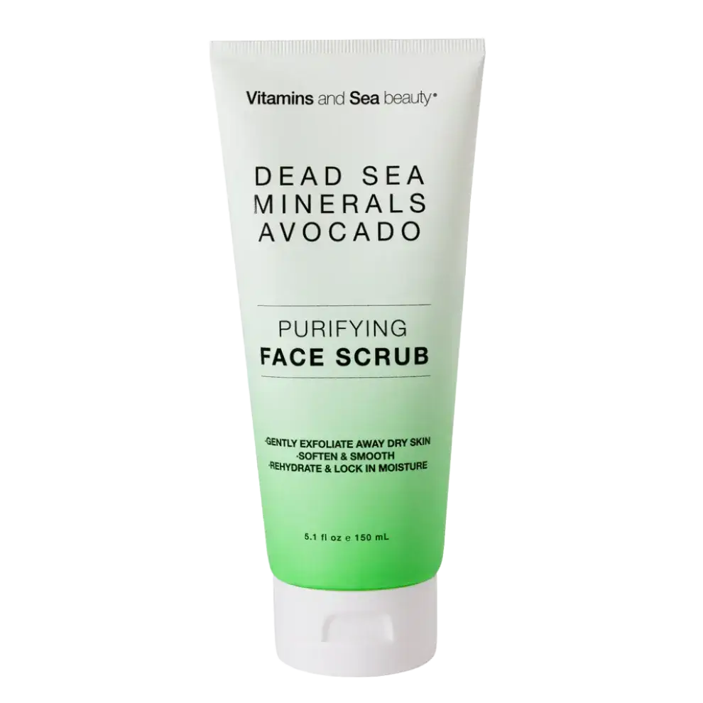Vitamins and Sea beauty Dead Sea Minerals + Avocado Purifying Face Scrub