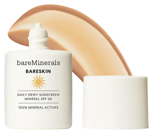 bareMinerals Bareskin Daily Dewy Sunscreen Mineral SPF 30 Sheer Medium