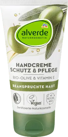 Alverde Naturkosmetik Handcreme Schutz & Pflege Bio-Olive & Vitamin E
