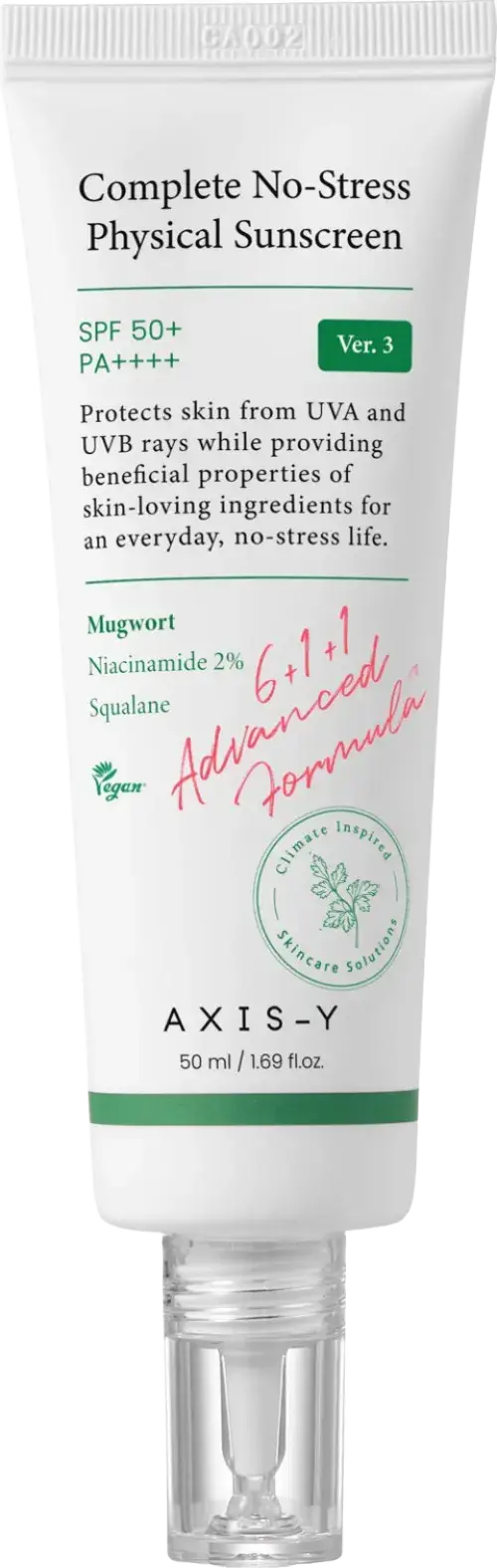 AXIS - Y Complete No-Stress Physical Sunscreen V.3 SPF 50+