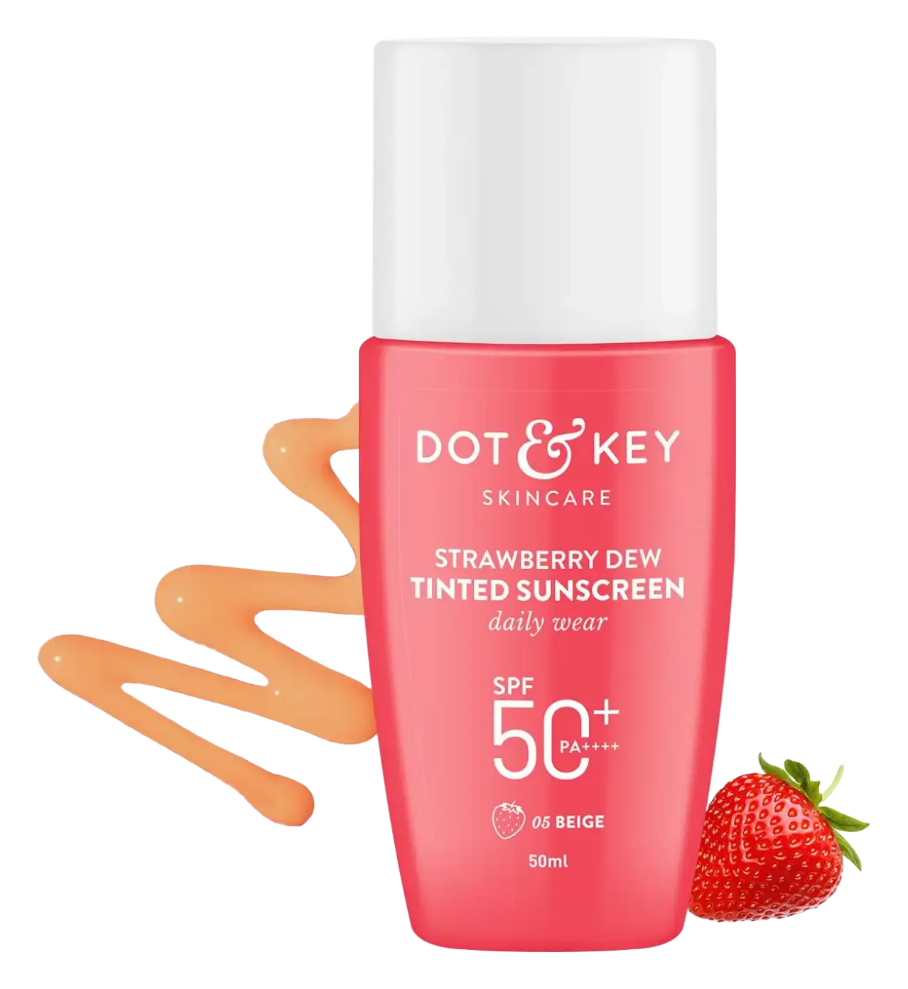Dot & Key Skincare Strawberry Dew Tinted Sunscreen SPF 50+ 05 Beige