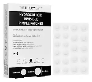 The INKEY List Hydrocolloid Invisible Pimple Patches