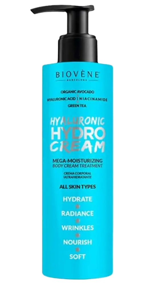 Biovène Barcelona Hyaluronic Hydro Cream Mega-Moisturizing Body Cream Treatment
