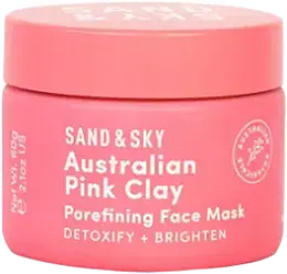 Sand and Sky Australian Pink Clay Porefining Face Mask