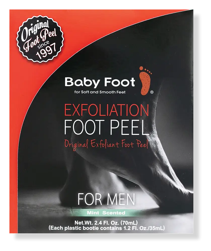 Baby Foot Original Exfoliant Foot Peel for Men