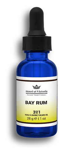 Henri Et Victoria Beard Oil - Preshave Oil Bay Rum