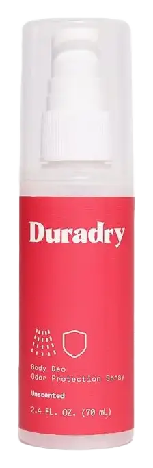 Duradry Body Deodorant Spray Unscented