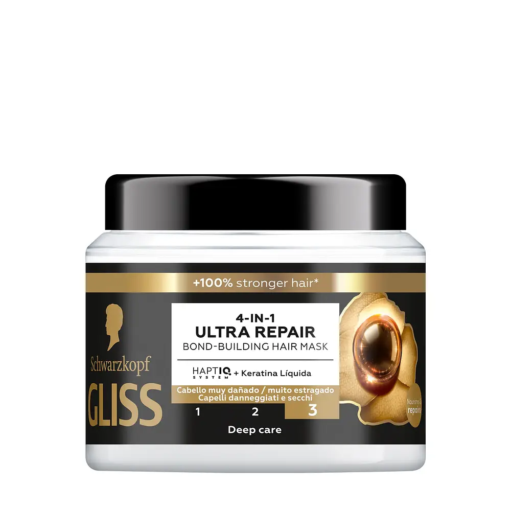 Schwarzkopf Professional Gliss Ultimate Repair 4-In-1 Ultra Repair Bond-Building Mask