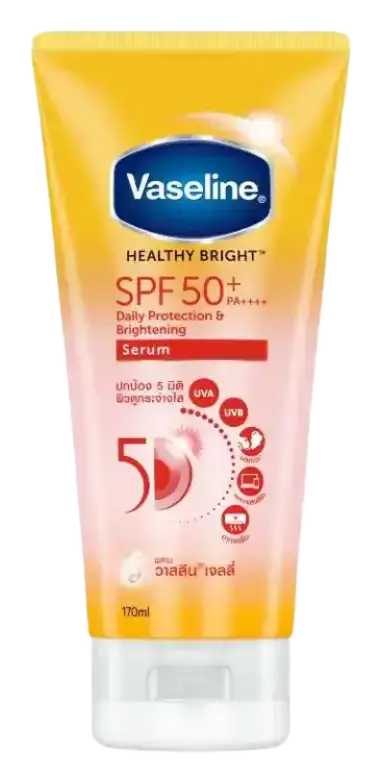 Vaseline Healthy Bright SPF50+ PA++++ Daily Protection & Brightening Serum Sunscreen Malaysia