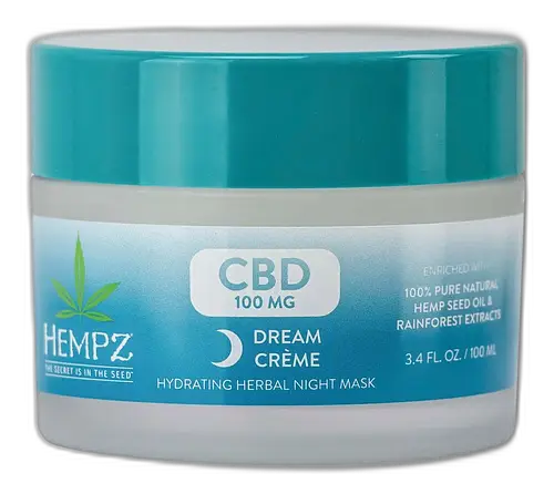 Hempz CBD Dream Creme Hydrating Herbal Night Mask