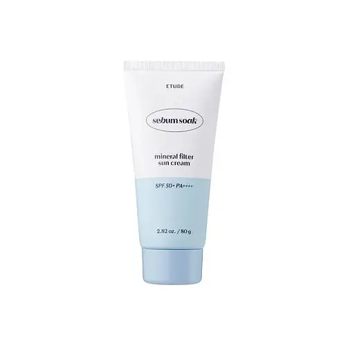 Etude House Sebum Soak Mineral Filter Sun Cream SPF 50+