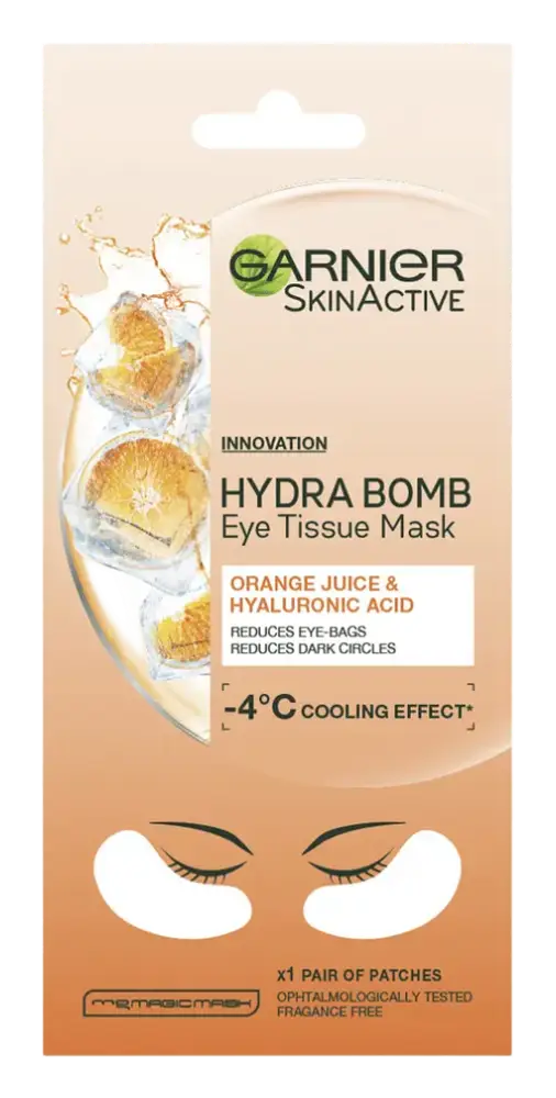 Garnier Hydrabomb Eye Tissue Mask Orange