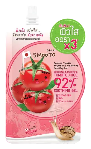 Smooto Tomato Yogurt Plus Whitening Soothing Gel