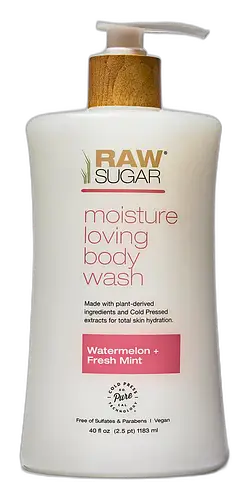 Raw Sugar Moisture Loving Body Wash Watermelon + Fresh Mint