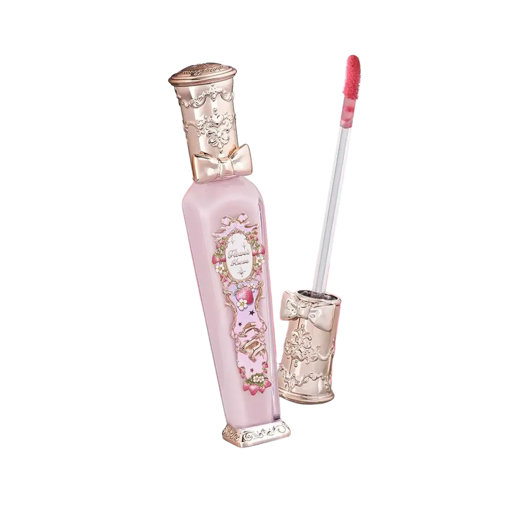 Flower Knows Violet Strawberry Rococo Glowy Lip Gloss G01 Strawberry Macaron