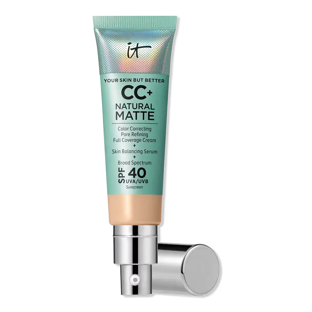 IT Cosmetics CC+ Cream Natural Matte Foundation SPF 40 Light