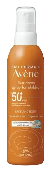 Avène Sunscreen Spray For Children SPF 50+ Australia