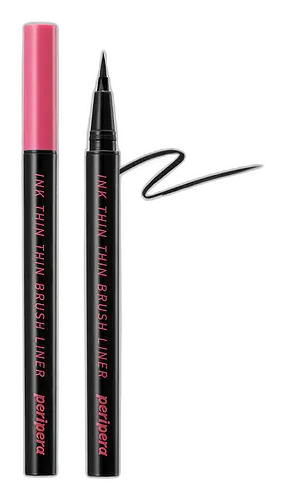 Peripera Ink Thin Thin Brush Liner 01 Black Noir