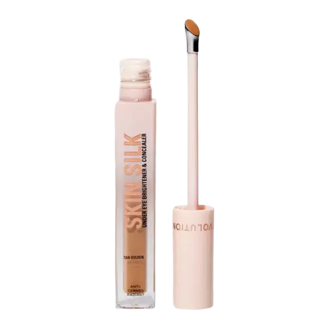 Revolution Beauty Skin Silk Under Eye Brightener & Concealer Tan Golden
