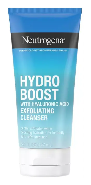 Neutrogena Hydro Boost Daily Gel Cream Exfoliating Cleanser With Hyaluronic Acid