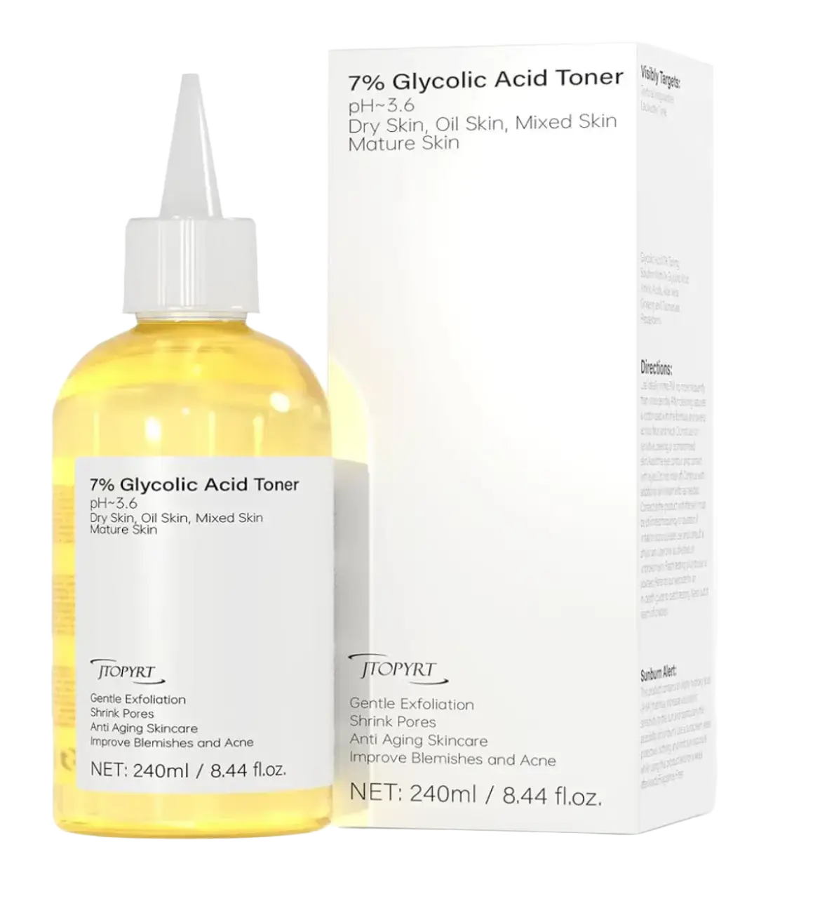 Jtopyrt 7% Glycolic Acid Toner