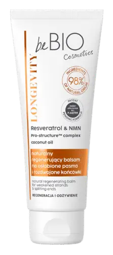 BeBio Cosmetics LONGEVITY Regeneration and nourishment Natural balm for weakened strands and ends