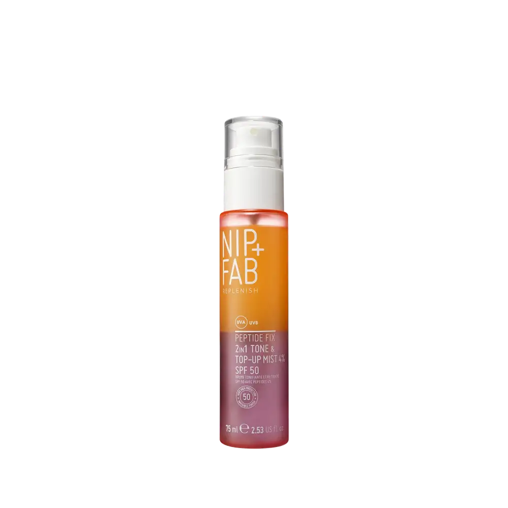 Nip + Fab Peptide Fix 2In1 Tone & Top-Up Mist 4% SPF 50