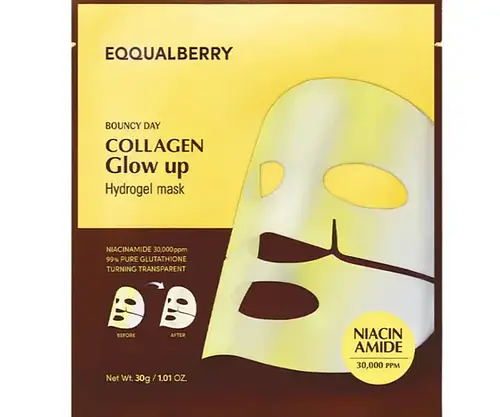 Eqqualberry Collagen Glow Up Hydrogel Mask