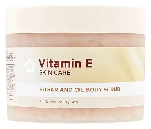 Superdrug Vitamin E Sugar & Oil Body Scrub