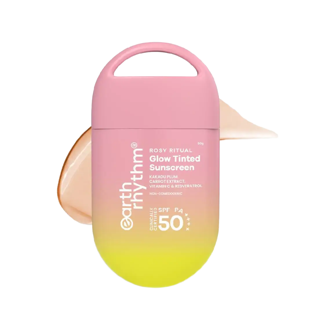 Earth Rhythm Rosy Ritual Glow Tinted Sunscreen SPF 50 Vanilla