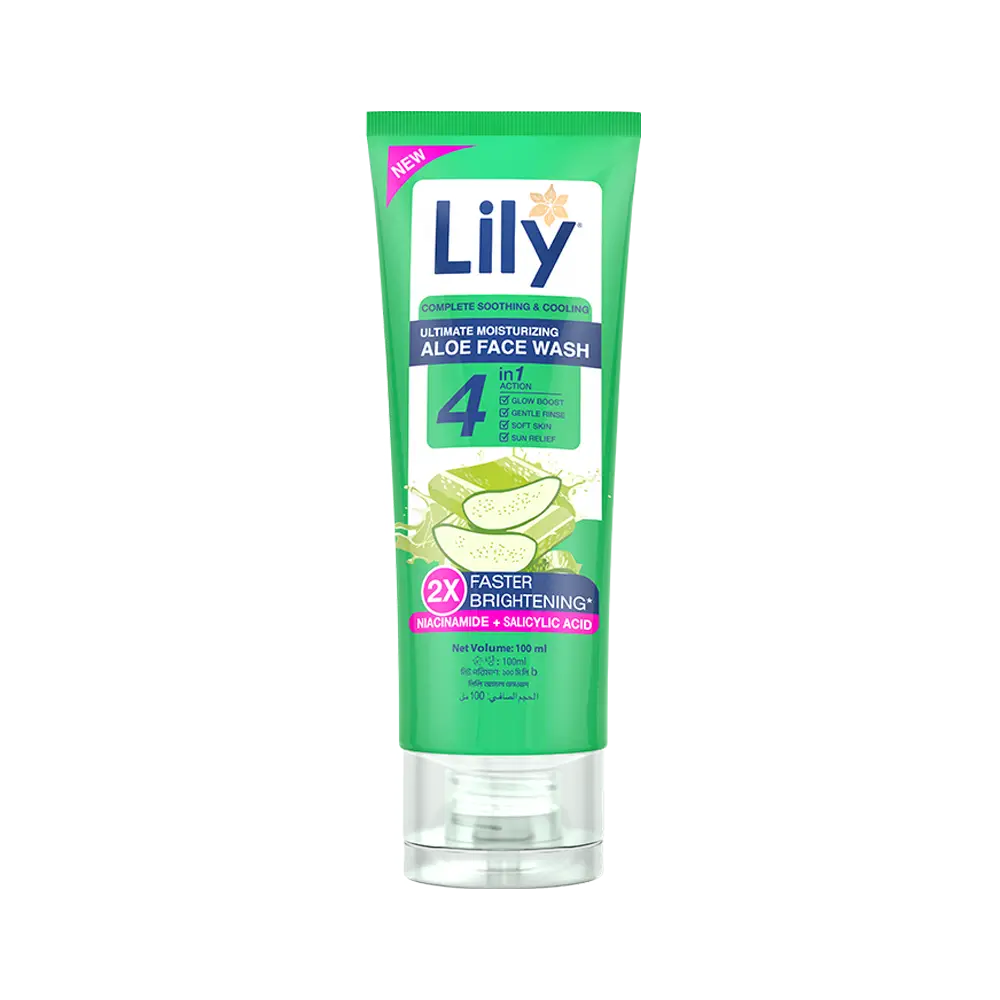 Lily 4 In 1 Action Face Wash Aloe
