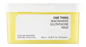 One Thing Niacinamide Glutathione Mask