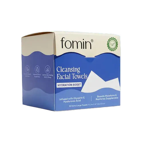 Fomin Cleansing Facial Towels Hydration Boost