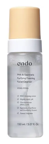 Ondo Beauty 36.5 PHA & Saponaria Purifying Foaming Facial Cleanser