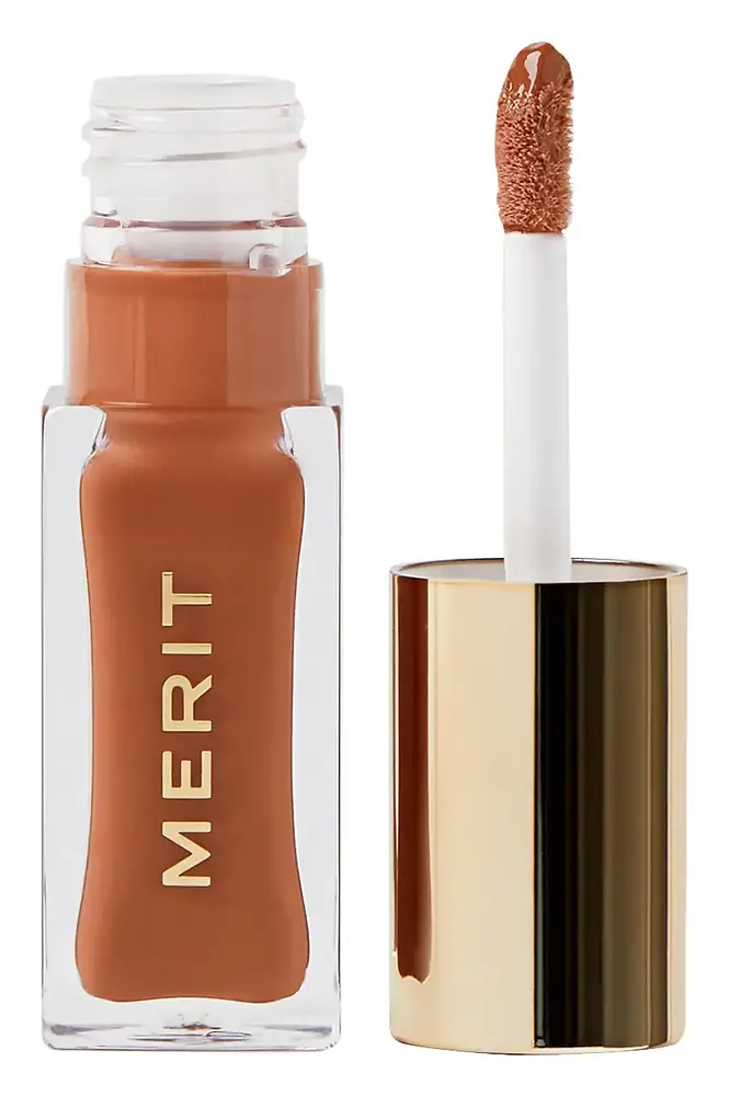 Merit Beauty Shade Slick Classics Tinted Lip Oil Taupe