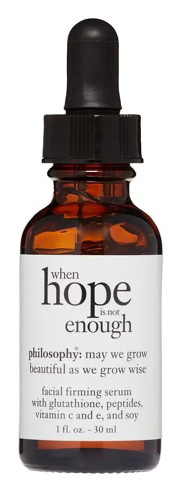 Philosophy when hope is not enough serum