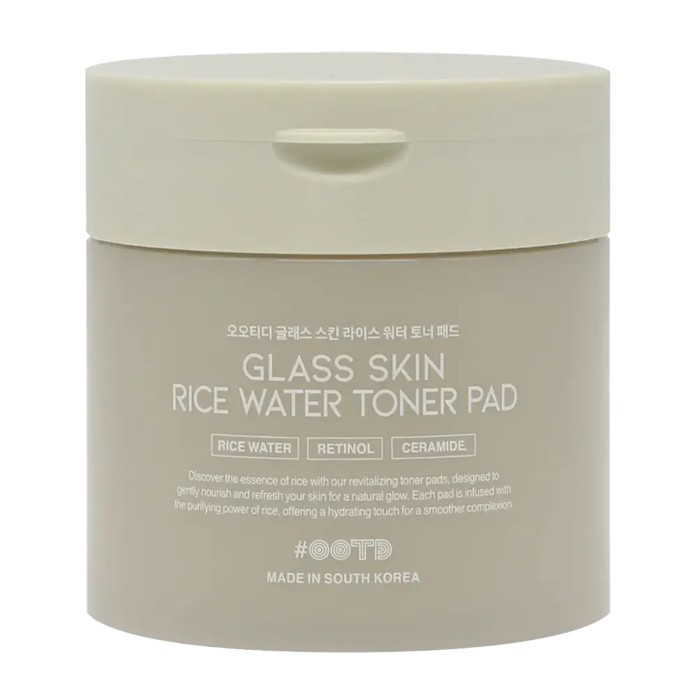 #OOTD (oxygen of the day) Glass Skin Rice Water Toner Pad