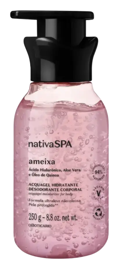O Boticário Acquagel Hidratante Desodorante Corporal Nativa SPA Ameixa