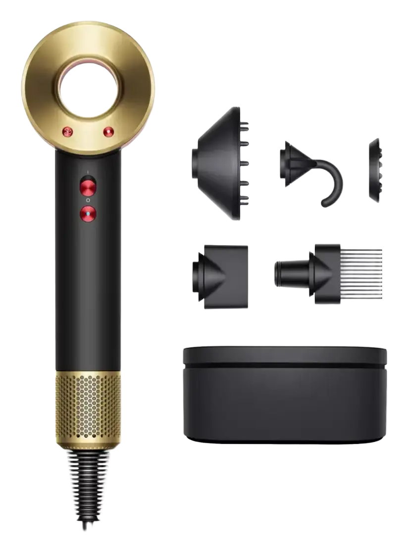 Dyson Supersonic Hair Dryer Onyx Black and Gold